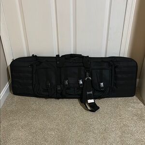 Double Rifle Carry Case 42” - Handles, Shoulder Strap, or a Backpack